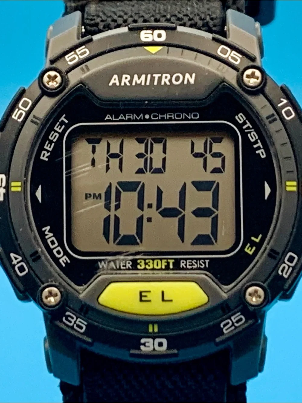 ARMITRON PRO-SPORT 40/8291 Men’s Digital Wristwatch Chrono Dual Time Working